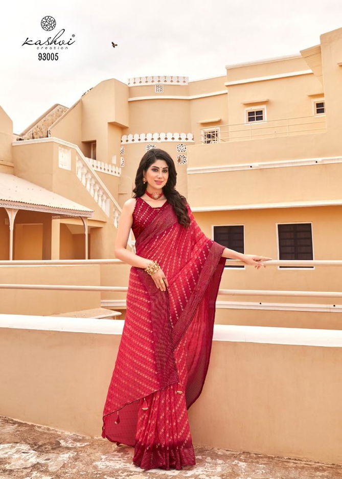 Kashvi Jhalak Designer Ethnic Wear Wholesale Saree Collection